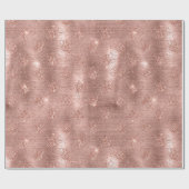 Papier Cadeau Rose Gold Sparkle Parties scintillant Cadeau tenda (Plat)