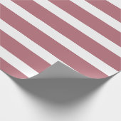 Papier Cadeau Rose Gold White Classic Horizontal (Coin)