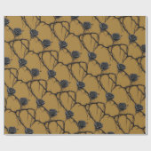 Papier Cadeau Rose gothique noir Motif Speedpaint (Plat)