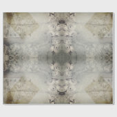 Papier Cadeau Rose Grunge Grey Gothique (Plat)