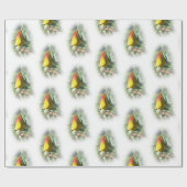 Papier Cadeau rose jaune (Plat)