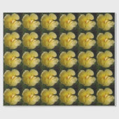 Papier Cadeau Rose jaune sauvage (Plat)