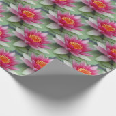 Papier Cadeau Rose Lotus Water Lily (Coin)