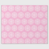 Papier Cadeau Rose Mandala (Plat)