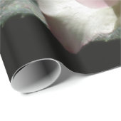 Papier Cadeau Rose Mariage rose (Coin rond)