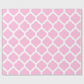 Papier Cadeau Rose marocain de treillis et enveloppe modelée par (Plat)