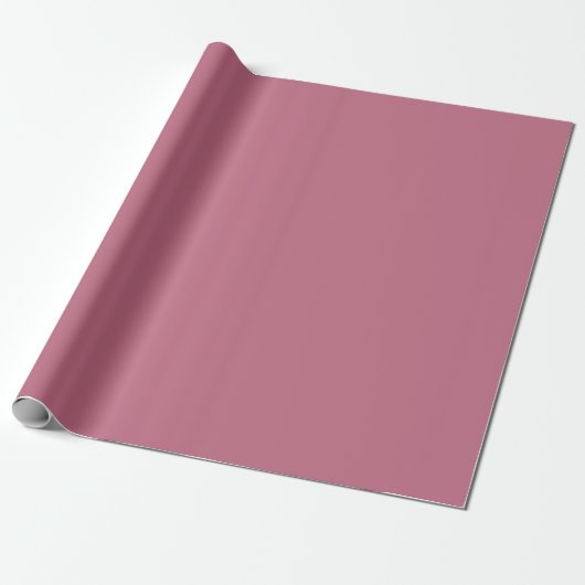 Papier Cadeau Rose Mauve solide (Déroulé)