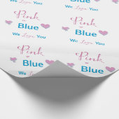 Papier Cadeau Rose ou bleu (Coin)