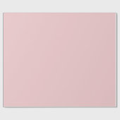 Papier Cadeau Rose Pâle Uni (Plat)