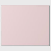 Papier Cadeau Rose Pâle Uni (Plat)