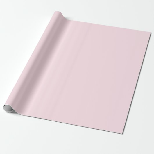 Papier Cadeau Rose pastel uni (Déroulé)