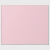 Papier Cadeau Rose pastel uni | Classique | Élégant (Plat)