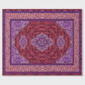 Papier Cadeau Rose persan oriental (Plat)