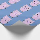 Papier Cadeau Rose Piggy (Coin)