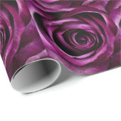 Papier Cadeau Rose pourpre (Coin rond)
