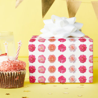 Papier Cadeau Rose Repeats Wrapping Paper