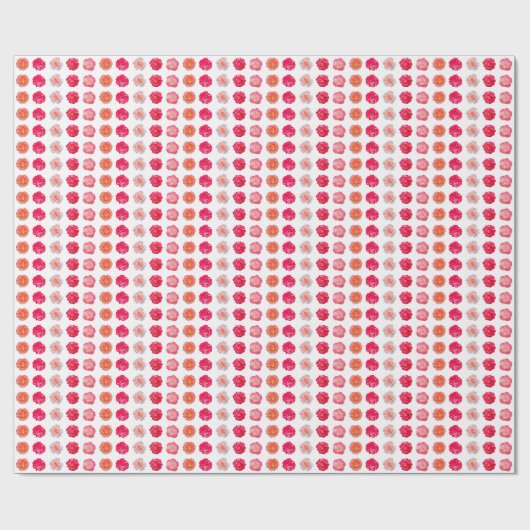 Papier Cadeau Rose Repeats Wrapping Paper (Plat)