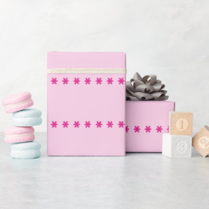 Papier Cadeau Rose rose
