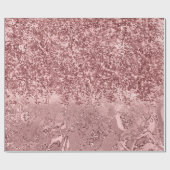 Papier Cadeau Rose Rose Or Blush Parties scintillant Spark Ombre (Plat)