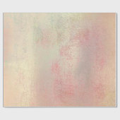 Papier Cadeau Rose Rose Or Blush Peach Gold Champaiment (Plat)