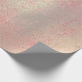 Papier Cadeau Rose Rose Or Blush Peach Gold Champaiment (Coin)