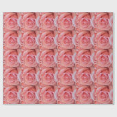 Papier Cadeau Rose rose rose (Plat)