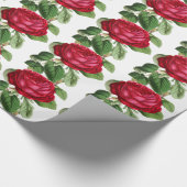 Papier Cadeau Rose rouge (Coin)
