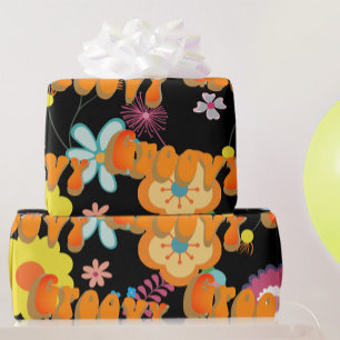 Papier Cadeau Rose super