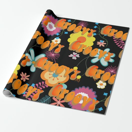 Papier Cadeau Rose super (Déroulé)