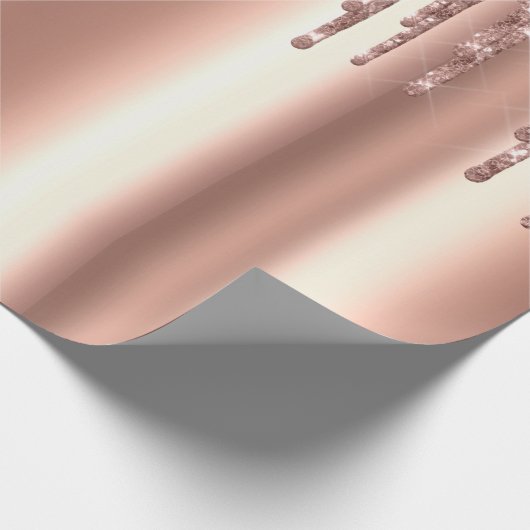 Papier Cadeau Rose tendance Parties scintillant or  Drivers Meta (Coin)