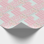 Papier Cadeau Rose Tendre Féminin (Coin)