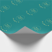 Papier Cadeau Rose turquoise (Coin)