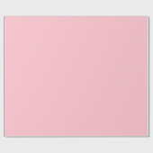 Papier Cadeau Rose Uni (Plat)