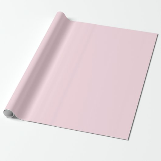 Papier Cadeau Rose Uni Porcinet (Déroulé)