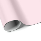 Papier Cadeau Rose Uni Porcinet (Coin rond)