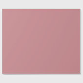 Papier Cadeau Rose Vintage doux bouché solide (Plat)