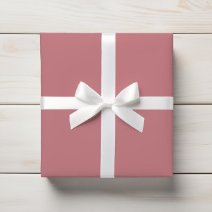 Papier Cadeau Rose Vintage doux bouché solide