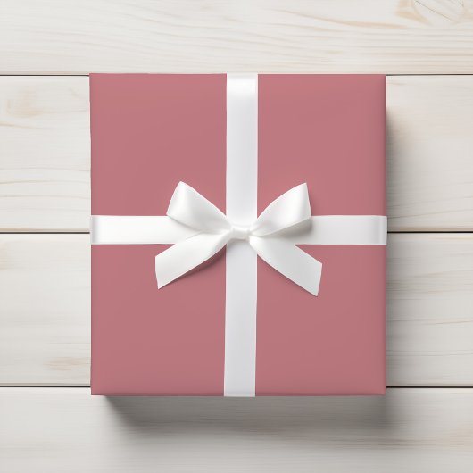 Papier Cadeau Rose Vintage doux bouché solide
