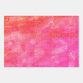papier cadeau rose violet aimés Romains 5:8 Feuill (Devant 3)