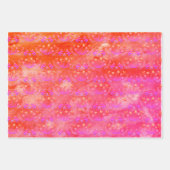 papier cadeau rose violet aimés Romains 5:8 Feuill (Devant)