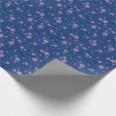 Papier Cadeau rose violet et bleu (Coin)
