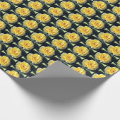 Papier Cadeau Rosées Dorées (Coin)