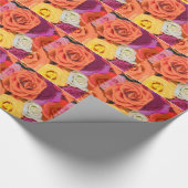 Papier Cadeau Roses (Coin)