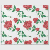 Papier Cadeau Roses (Plat)
