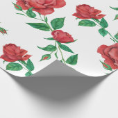 Papier Cadeau Roses (Coin)