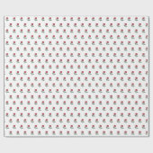 Papier Cadeau Roses Aquarelle Rose Féminin (Plat)