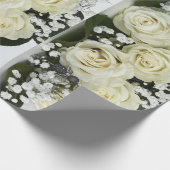 Papier Cadeau Roses blanches (Coin)