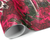 Papier Cadeau Roses de compassion.... (Coin rond)