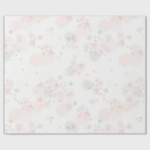 Papier Cadeau Roses de thé de douceur (Plat)