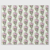 Papier Cadeau Roses et un bourdon par Paul de Longpre (Plat)